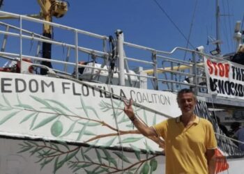 FREEDOM FLOTILLA | Rientrato in Italia l’attivista Antonio Mazzeo. “Determinato ma segnato da questa prova”