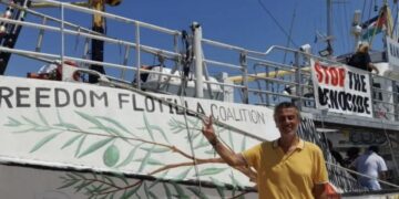 FREEDOM FLOTILLA | Rientrato in Italia l’attivista Antonio Mazzeo. “Determinato ma segnato da questa prova”