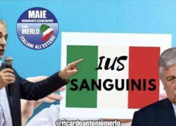 Ricardo Merlo, presidente MAIE, Ricardo Merlo, e il ministro degli Esteri Antonio Tajani