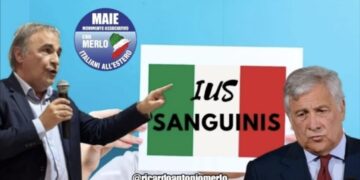 Ricardo Merlo, presidente MAIE, Ricardo Merlo, e il ministro degli Esteri Antonio Tajani