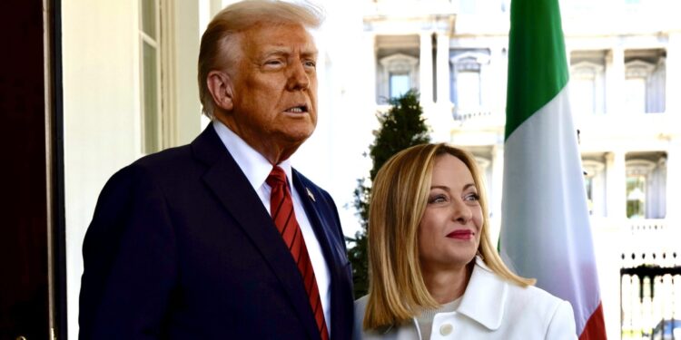 Donald Trump e Giorgia Meloni