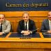 Da sinistra, nella foto: l'On. Franco Tirelli, il presidente MAIE Ricardo Merlo, il Sen. Mario Borghese