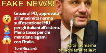 Toni Ricciardi e compagni (di destra e sinistra e di centro) ditela tutta: l'esenzione vale solo nei Comuni con meno di 5milia abitanti!