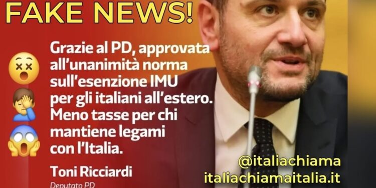 Toni Ricciardi e compagni (di destra e sinistra e di centro) ditela tutta: l'esenzione vale solo nei Comuni con meno di 5milia abitanti!