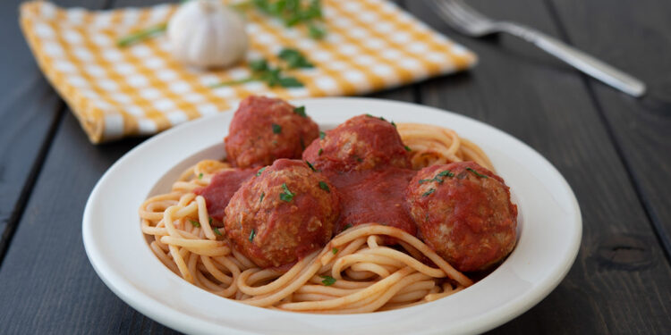 Spaghetti con polpette