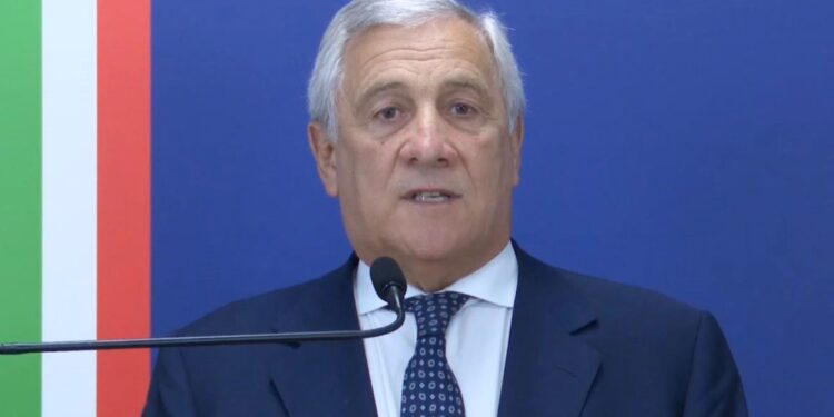Antonio Tajani, ministro degli Esteri