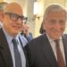 Vincenzo Arcobelli con il ministro degli Esteri Antonio Tajani