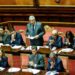 Il ministro degli Esteri Antonio Tajani in Senato