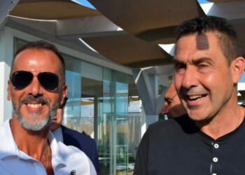 Ricky Filosa, giornalista, fondatore e direttore di ItaliaChiamaItalia, con Roberto Vannacci