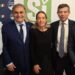 Da sinistra, nella foto: l'On. Giovanni Donzelli (Fdi), il presidente MAIE Ricardo Merlo, Arianna Meloni, il presidente di Noi Moderati Maurizio Lupi, il vicepresidente MAIE Sen. Mario Borghese