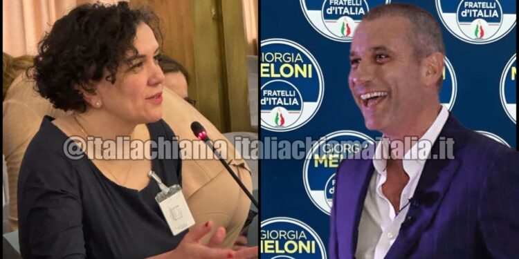 Maria Chiara Prodi, Segretario Generale CGIE, e l'On. Andrea Di Giuseppe, eletto all'estero con Fratelli d'Italia