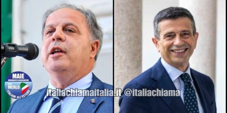 Franco Tirelli, deputato MAIE, e Maurizio Lupi, leader di Noi Moderati