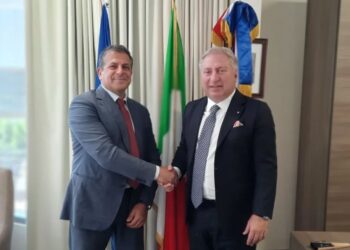 L'Ambasciatore d'Italia a Santo Domingo, Sergio Maffettone, riceve Leonardo in Ambasciata