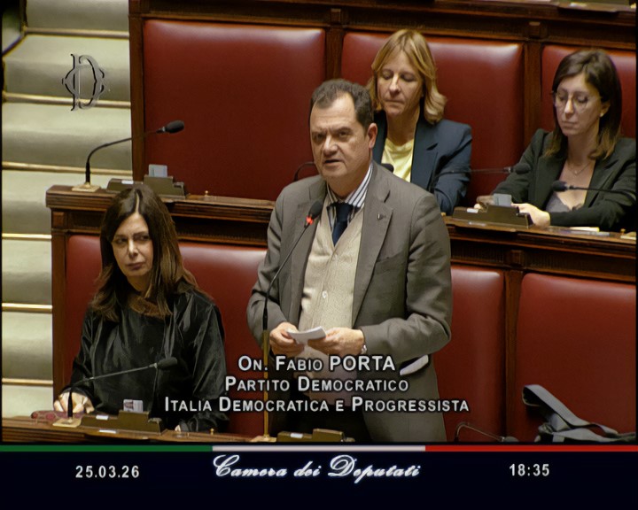 On. Fabio Porta, Pd