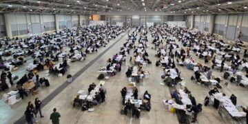 REFERENDUM | Seggi esteri, scrutinio alla nuova Fiera di Roma (foto: Italiachiamaitalia.it)