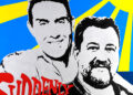 Salvini e Vannacci: murale a Milano