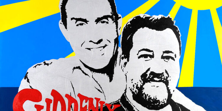 Salvini e Vannacci: murale a Milano