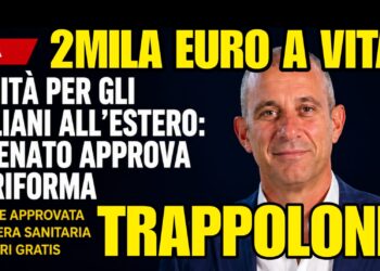Andrea Di Giuseppe, padre della riforma sull'assistenza sanitaria per gli italiani all'estero: fumo negli occhi ai connazionali, mentre si tenta di fare cassa a spese loro