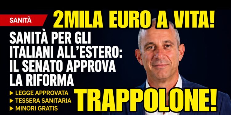 Andrea Di Giuseppe, padre della riforma sull'assistenza sanitaria per gli italiani all'estero: fumo negli occhi ai connazionali, mentre si tenta di fare cassa a spese loro
