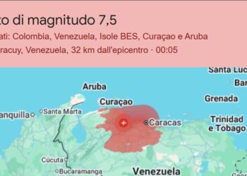 Terremoto devastante in Venezuela