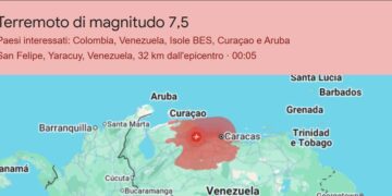 Terremoto devastante in Venezuela