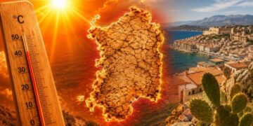 Caldo estremo in Sardegna e Sicilia