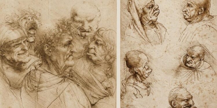 Leonardo da Vinci, nuova ricerca sui grotteschi: il volto rivela l’anima, non è una caricatura
