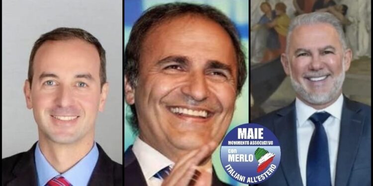 Da sinistra: Mario Borghese, Ricardo Merlo, Vincenzo Odoguardi