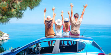 Viaggiare in auto d'estate