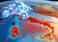 Meteo, Italia divisa in due