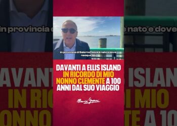 Ellis Island, Gasparri ricorda il nonno emigrante Clemente: partì dalla Campania nel 1926