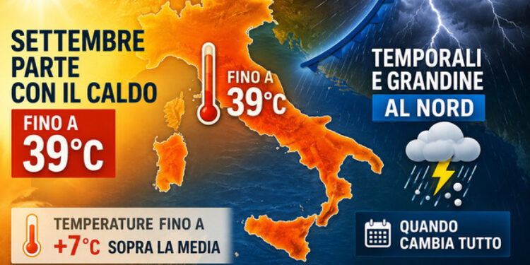 METEO | Settembre rovente