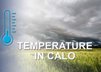Meteo, temperature in calo