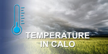 Meteo, temperature in calo