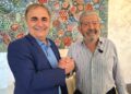 Nick Scali con il presidente del MAIE, Ricardo Merlo