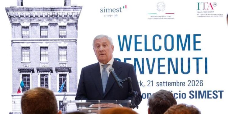 Antonio Tajani a New York, nuova sede Simest
