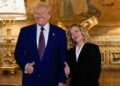 Giorgia Meloni con Donald Trump