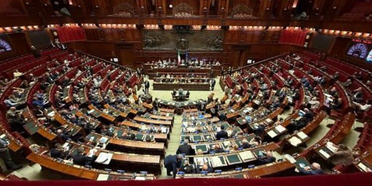 L'aula della Camera dei Deputati