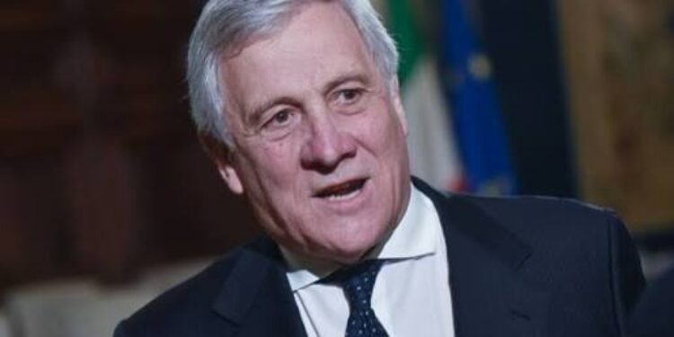 Antonio Tajani, ministro degli Esteri