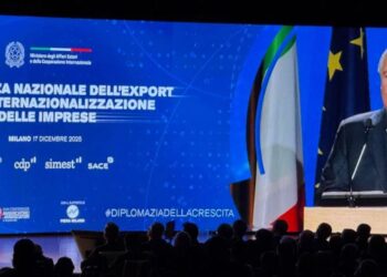 Antonio Tajani, ministro degli Esteri, continua a spingere sull'export Made in Italy