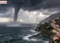 Trombe marine in Italia, il 20% raggiunge la terraferma: venti oltre i 200 km/h